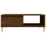 Engineered wood coffee table in brown oak, 90x60x35 cm by vidaXL, Coffee table - Ref: Foro24-813172, Price: 56,82 €, Discount: %