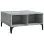Mesa de centro madera de ingeniería gris Sonoma 60x60x30 cm de vidaXL, Mesas de centro - Ref: Foro24-813168, Precio: 41,12 €,...