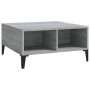 Mesa de centro madera de ingeniería gris Sonoma 60x60x30 cm de vidaXL, Mesas de centro - Ref: Foro24-813168, Precio: 41,54 €,...