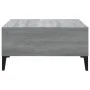 Mesa de centro madera de ingeniería gris Sonoma 60x60x30 cm de vidaXL, Mesas de centro - Ref: Foro24-813168, Precio: 41,12 €,...