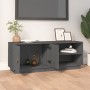 TV-Schrank aus massivem Kiefernholz, grau, 105 x 34 x 40 cm von vidaXL, TV-Möbel - Ref: Foro24-818222, Preis: 85,81 €, Rabatt: %