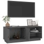TV-Schrank aus massivem Kiefernholz, grau, 105 x 34 x 40 cm von vidaXL, TV-Möbel - Ref: Foro24-818222, Preis: 85,81 €, Rabatt: %