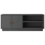 TV-Schrank aus massivem Kiefernholz, grau, 105 x 34 x 40 cm von vidaXL, TV-Möbel - Ref: Foro24-818222, Preis: 85,81 €, Rabatt: %