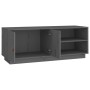 TV-Schrank aus massivem Kiefernholz, grau, 105 x 34 x 40 cm von vidaXL, TV-Möbel - Ref: Foro24-818222, Preis: 85,81 €, Rabatt: %