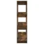 Regal/Raumteiler aus geräucherter Eiche, 100 x 30 x 123,5 cm von vidaXL, Bücherregale und Regale - Ref: Foro24-813563, Preis:...
