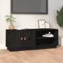 TV-Ständer aus massivem Kiefernholz schwarz 105x34x40 cm von vidaXL, TV-Möbel - Ref: Foro24-818224, Preis: 73,83 €, Rabatt: %