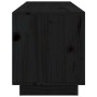 TV-Ständer aus massivem Kiefernholz schwarz 105x34x40 cm von vidaXL, TV-Möbel - Ref: Foro24-818224, Preis: 74,68 €, Rabatt: %