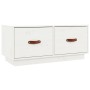 Mueble de TV de madera maciza de pino blanco 80x34x35 cm de vidaXL, Muebles TV - Ref: Foro24-818241, Precio: 88,02 €, Descuen...