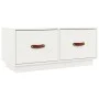 Mueble de TV de madera maciza de pino blanco 80x34x35 cm de vidaXL, Muebles TV - Ref: Foro24-818241, Precio: 84,48 €, Descuen...