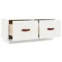 Mueble de TV de madera maciza de pino blanco 80x34x35 cm de vidaXL, Muebles TV - Ref: Foro24-818241, Precio: 84,48 €, Descuen...