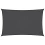 Toldo de vela rectangular tela Oxford gris antracita 5x8 m