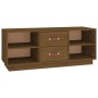 TV-Schrank aus massivem Kiefernholz, honigbraun, 100 x 34 x 40 cm von vidaXL, TV-Möbel - Ref: Foro24-818228, Preis: 85,22 €, ...