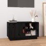 TV-Ständer aus massivem Kiefernholz 70x34x40 cm schwarz 70x34x40 cm von vidaXL, TV-Möbel - Ref: Foro24-818239, Preis: 54,06 €...