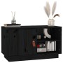 TV-Ständer aus massivem Kiefernholz 70x34x40 cm schwarz 70x34x40 cm von vidaXL, TV-Möbel - Ref: Foro24-818239, Preis: 54,06 €...