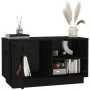 TV-Ständer aus massivem Kiefernholz 70x34x40 cm schwarz 70x34x40 cm von vidaXL, TV-Möbel - Ref: Foro24-818239, Preis: 53,47 €...