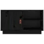 Mueble de TV de madera maciza de pino negro 70x34x40 cm de vidaXL, Muebles TV - Ref: Foro24-818239, Precio: 53,47 €, Descuent...