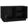 TV-Ständer aus massivem Kiefernholz 70x34x40 cm schwarz 70x34x40 cm von vidaXL, TV-Möbel - Ref: Foro24-818239, Preis: 54,06 €...