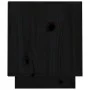 TV-Ständer aus massivem Kiefernholz 70x34x40 cm schwarz 70x34x40 cm von vidaXL, TV-Möbel - Ref: Foro24-818239, Preis: 53,47 €...