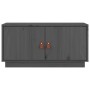 TV-Ständer aus massivem Kiefernholz grau 80x34x40 cm von vidaXL, TV-Möbel - Ref: Foro24-818232, Preis: 61,27 €, Rabatt: %