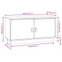 TV-Ständer aus massivem Kiefernholz grau 80x34x40 cm von vidaXL, TV-Möbel - Ref: Foro24-818232, Preis: 61,27 €, Rabatt: %