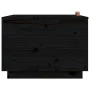 Storage boxes with lid 3 pcs solid black pine wood by vidaXL, Lockers and storage cabinets - Ref: Foro24-818249, Price: 99,80...