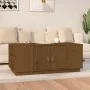Mesa de centro madera maciza de pino marrón miel 100x50x41 cm de vidaXL, Mesas de centro - Ref: Foro24-818258, Precio: 145,32...