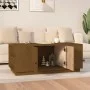 Mesa de centro madera maciza de pino marrón miel 100x50x41 cm de vidaXL, Mesas de centro - Ref: Foro24-818258, Precio: 145,32...