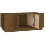 Mesa de centro madera maciza de pino marrón miel 100x50x41 cm de vidaXL, Mesas de centro - Ref: Foro24-818258, Precio: 145,32...