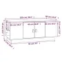 Mesa de centro madera maciza de pino marrón miel 100x50x41 cm de vidaXL, Mesas de centro - Ref: Foro24-818258, Precio: 145,32...