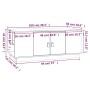 Solid pine honey brown coffee table 100x50x41 cm by vidaXL, Coffee table - Ref: Foro24-818258, Price: 147,68 €, Discount: %