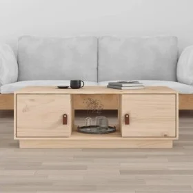 Couchtisch aus massivem Kiefernholz, 100 x 50 x 35 cm von vidaXL, Couchtisch - Ref: Foro24-818265, Preis: 75,20 €, Rabatt: %
