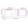 Couchtisch aus massivem Kiefernholz, 100 x 50 x 35 cm von vidaXL, Couchtisch - Ref: Foro24-818265, Preis: 76,25 €, Rabatt: %