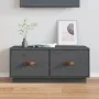 TV-Schrank aus massivem Kiefernholz, grau, 80 x 34 x 35 cm von vidaXL, TV-Möbel - Ref: Foro24-818242, Preis: 57,41 €, Rabatt: %