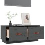 TV-Schrank aus massivem Kiefernholz, grau, 80 x 34 x 35 cm von vidaXL, TV-Möbel - Ref: Foro24-818242, Preis: 57,41 €, Rabatt: %