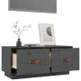 TV-Schrank aus massivem Kiefernholz, grau, 80 x 34 x 35 cm von vidaXL, TV-Möbel - Ref: Foro24-818242, Preis: 57,41 €, Rabatt: %