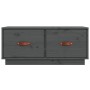 TV-Schrank aus massivem Kiefernholz, grau, 80 x 34 x 35 cm von vidaXL, TV-Möbel - Ref: Foro24-818242, Preis: 57,41 €, Rabatt: %