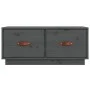 TV-Schrank aus massivem Kiefernholz, grau, 80 x 34 x 35 cm von vidaXL, TV-Möbel - Ref: Foro24-818242, Preis: 57,41 €, Rabatt: %