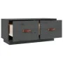 TV-Schrank aus massivem Kiefernholz, grau, 80 x 34 x 35 cm von vidaXL, TV-Möbel - Ref: Foro24-818242, Preis: 57,41 €, Rabatt: %