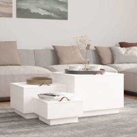 Storage boxes with lid 3 pcs solid white pine wood by vidaXL, Lockers and storage cabinets - Ref: Foro24-818246, Price: 107,6...
