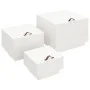 Storage boxes with lid 3 pcs solid white pine wood by vidaXL, Lockers and storage cabinets - Ref: Foro24-818246, Price: 106,7...