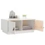 Weißer Couchtisch aus massivem Kiefernholz 80x50x35 cm von vidaXL, Couchtisch - Ref: Foro24-818251, Preis: 79,24 €, Rabatt: %