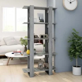 Sonoma-graues Sperrholzregal 80x30x160 cm von vidaXL, Bücherregale und Regale - Ref: Foro24-813573, Preis: 64,26 €, Rabatt: %