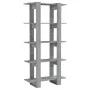 Estantería madera contrachapada gris Sonoma 80x30x160 cm de vidaXL, Librerías y estanterías - Ref: Foro24-813573, Precio: 64,...