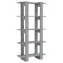 Sonoma-graues Sperrholzregal 80x30x160 cm von vidaXL, Bücherregale und Regale - Ref: Foro24-813573, Preis: 64,95 €, Rabatt: %