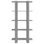 Sonoma-graues Sperrholzregal 80x30x160 cm von vidaXL, Bücherregale und Regale - Ref: Foro24-813573, Preis: 64,95 €, Rabatt: %