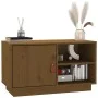 Mueble de TV madera maciza de pino marrón miel 70x34x40 cm de vidaXL, Muebles TV - Ref: Foro24-818238, Precio: 65,86 €, Descu...