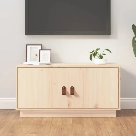 TV-Ständer aus massivem Kiefernholz 80x34x40 cm von vidaXL, TV-Möbel - Ref: Foro24-818230, Preis: 69,10 €, Rabatt: %