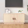 TV-Ständer aus massivem Kiefernholz 80x34x40 cm von vidaXL, TV-Möbel - Ref: Foro24-818230, Preis: 70,33 €, Rabatt: %