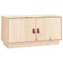 Solid pine wood TV stand 80x34x40 cm by vidaXL, TV Furniture - Ref: Foro24-818230, Price: 70,33 €, Discount: %