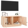 TV-Ständer aus massivem Kiefernholz 80x34x40 cm von vidaXL, TV-Möbel - Ref: Foro24-818230, Preis: 70,33 €, Rabatt: %